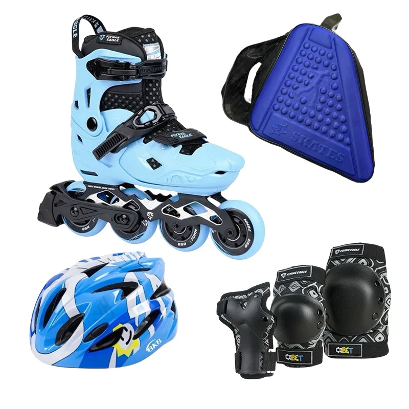 اسکیت کفشی فلاینگ ایکل مدل  S7-L به همراه کلاه و لوازم ایمنی