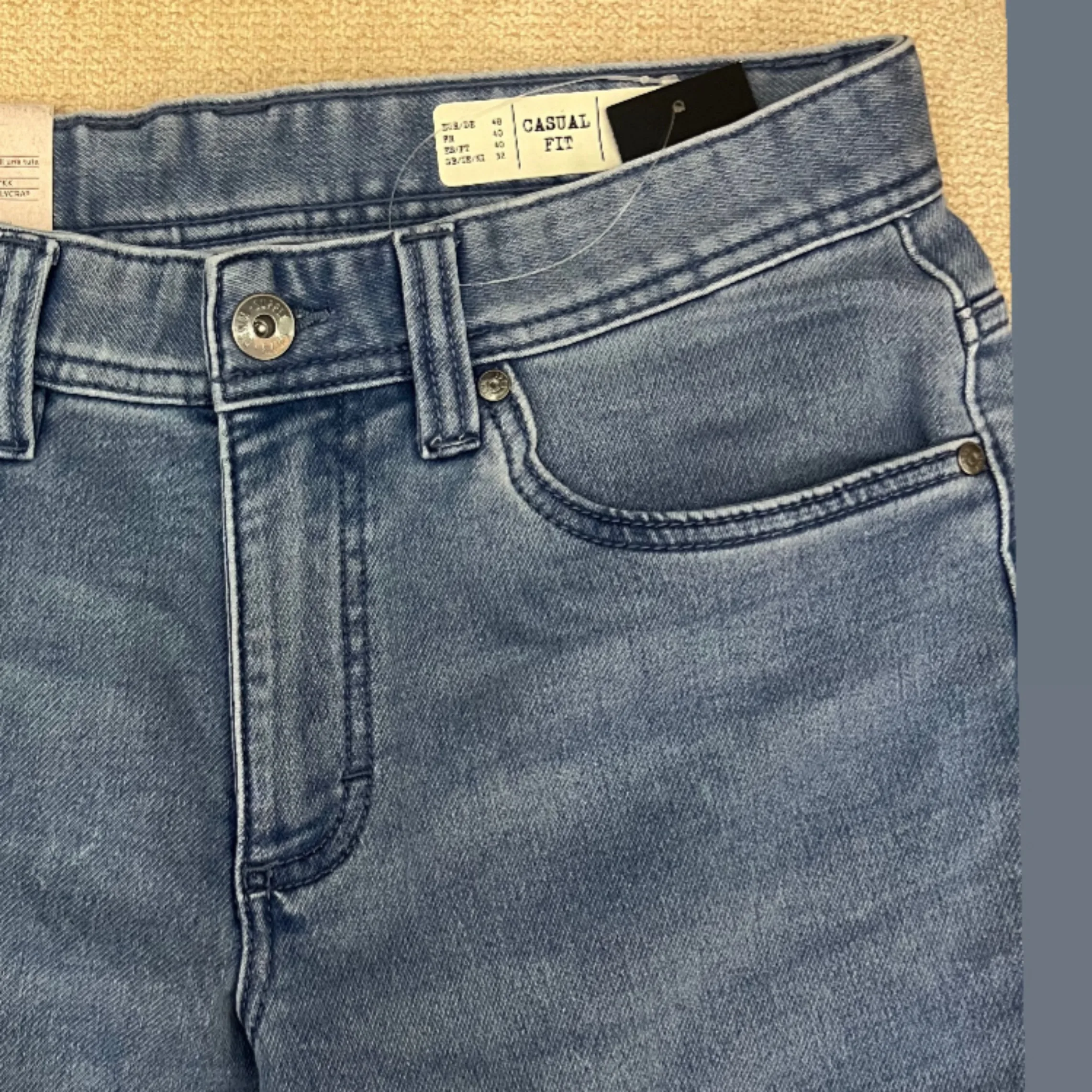 شلوارک جین مردانه مدل Ia450251 رنگ آبی