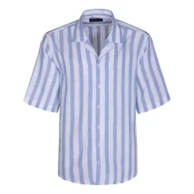 پیراهن آستین کوتاه یقه برگردان مردانه پاتن جامه مدل 04MC8028