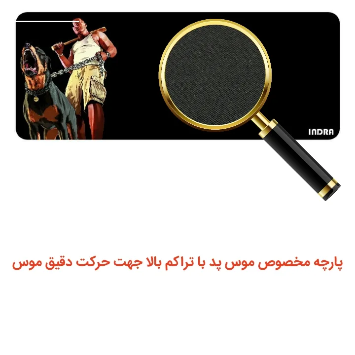 ماوس پد گیمینگ ایندرا مدل GTA