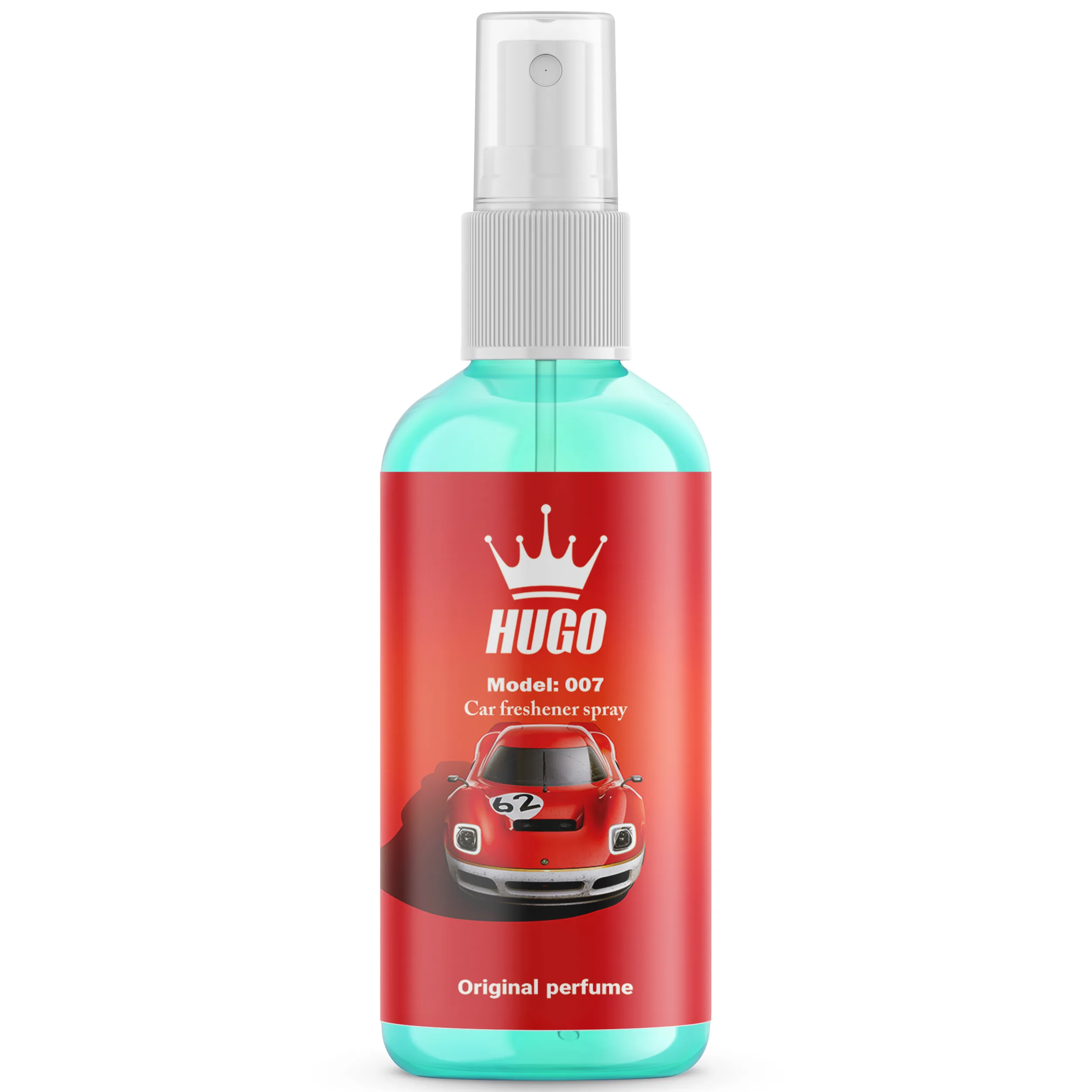 اسپری خوشبو کننده خودرو هوگو مدل 007 با رایحه Perfume حجم 50 میلی لیتر بسته 7 عددی