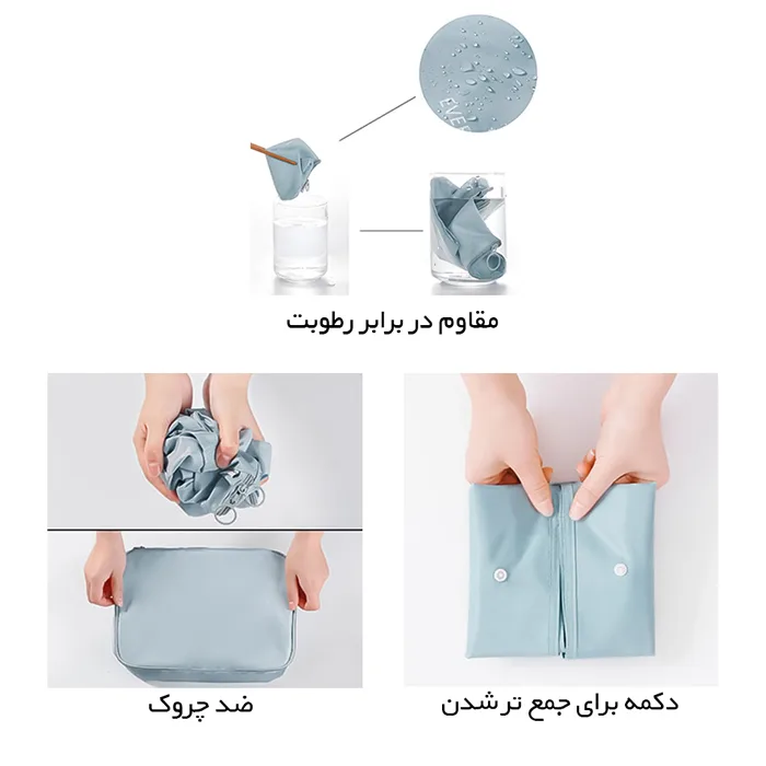 نظم دهنده ساک و چمدان تن تن مدل Colorful Life مجموعه 7 عددی