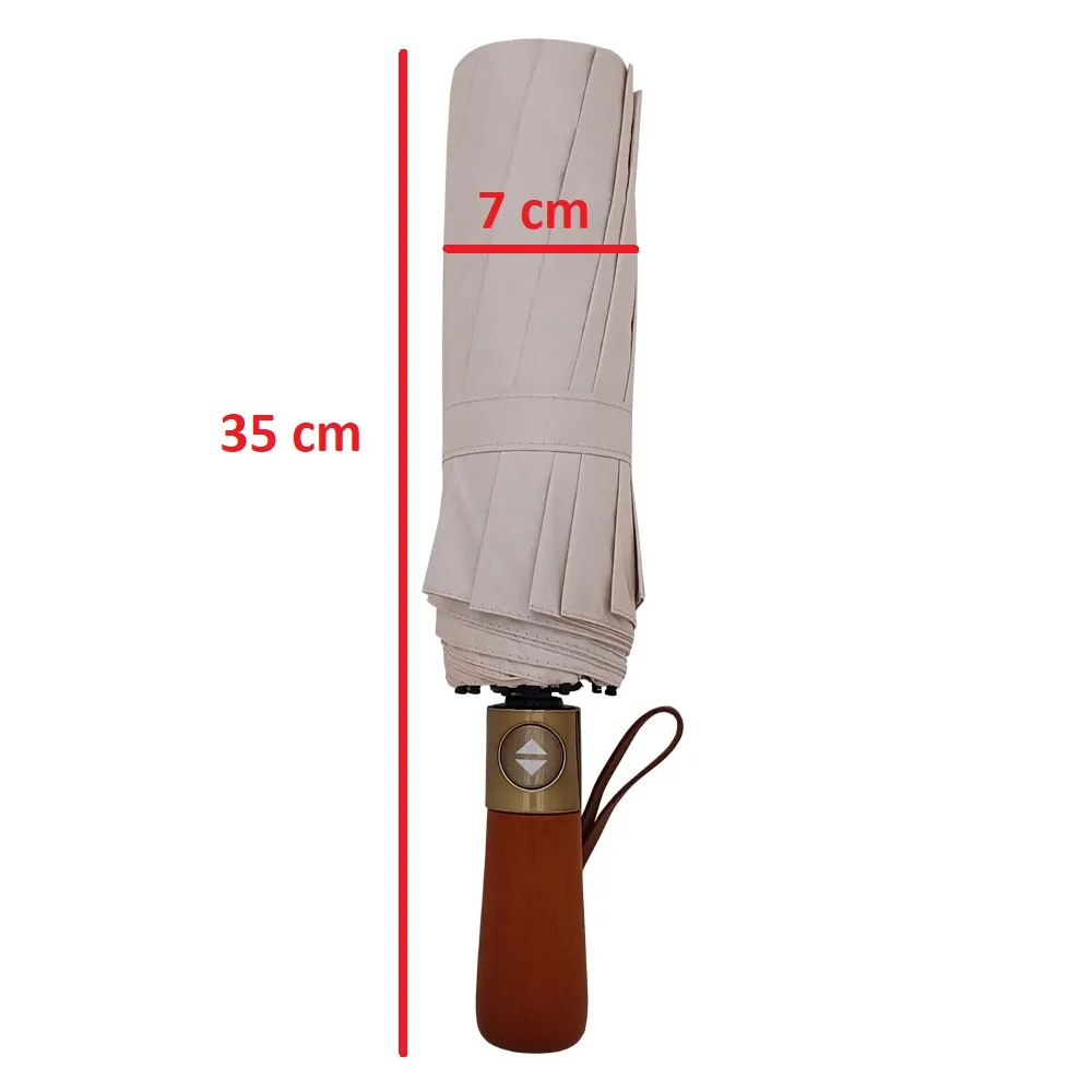 چتر 10 پره مدل دسته چوبی سوبل وان قطر 116 سانتیمتر