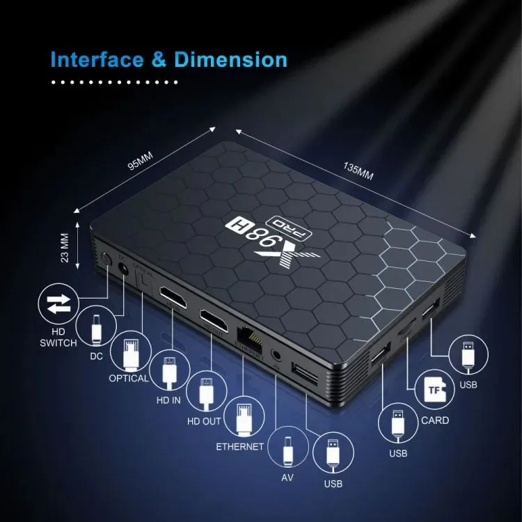 اندروید باکس مدل X98H Pro