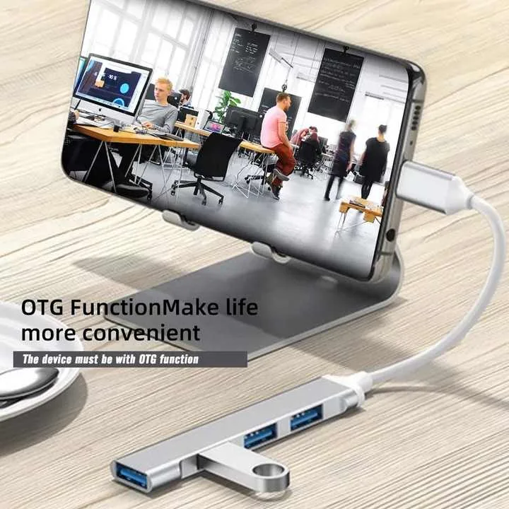 هاب ۴ پورت USB/USB-C کد۰۲۱