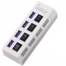 هاب 4 پورت USB 3.0 پورتز مدل HI-SPEED