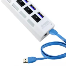 هاب 4 پورت USB 3.0 پورتز مدل HI-SPEED