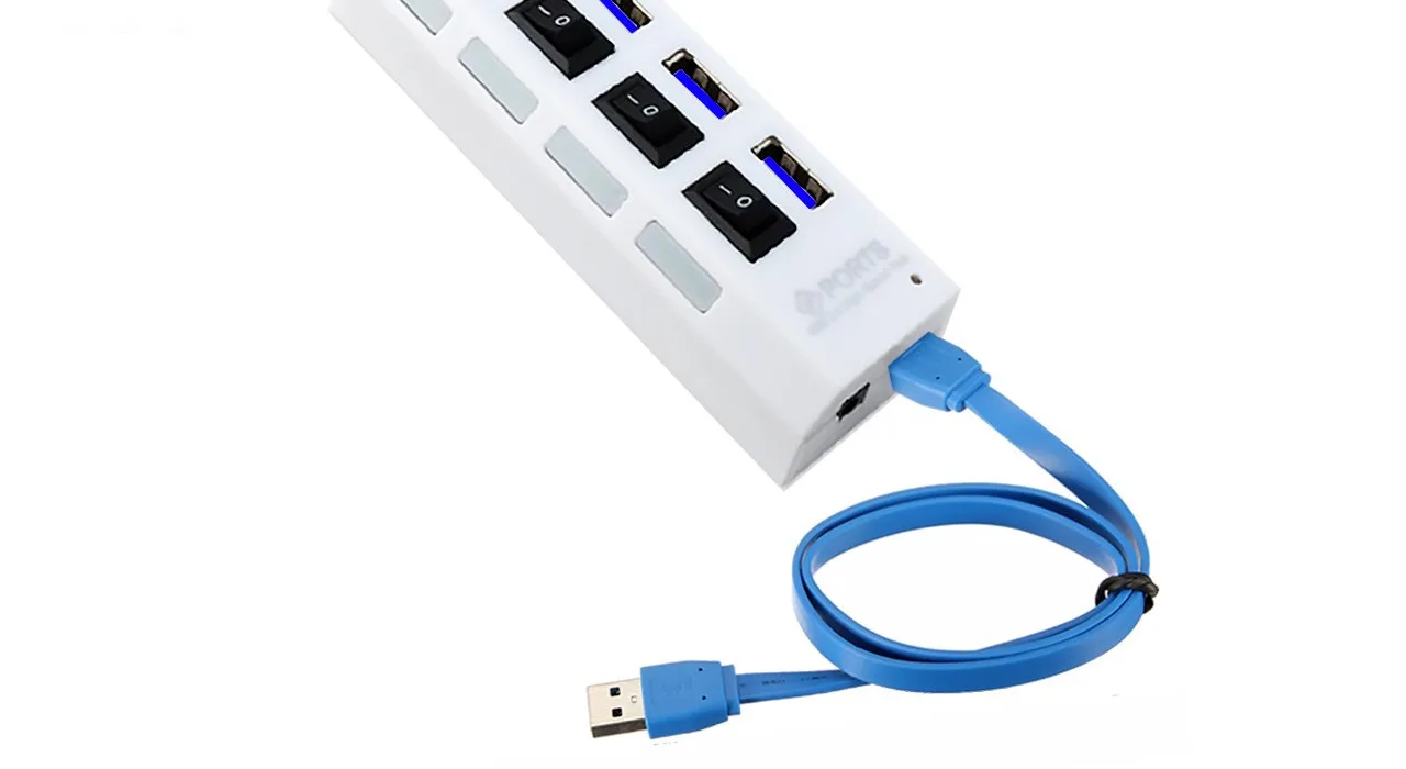 هاب 4 پورت USB 3.0 پورتز مدل HI-SPEED