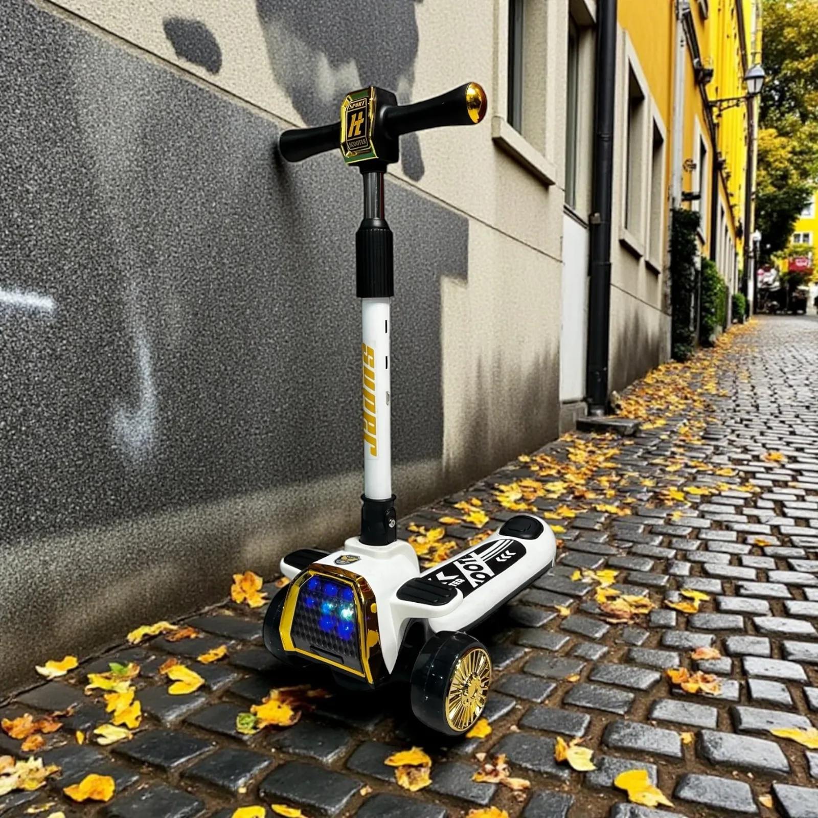 اسکوتر کودک مدل تعادلی موزیکال ولرا 06 چراغدار ظرفیت وزنی 45 کیلوگرم