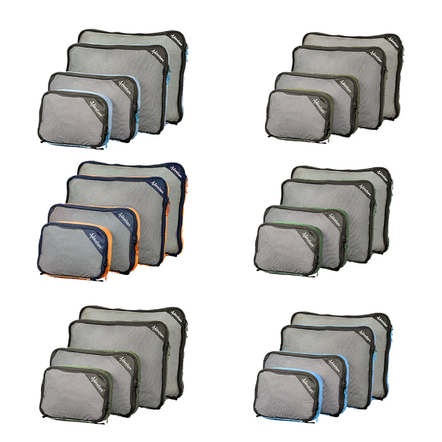 نظم دهنده سفری ادونچر مدل Packing Cubes مجموعه 4 عددی