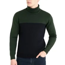 پلیور یقه اسکی مردانه مدل استرج 01