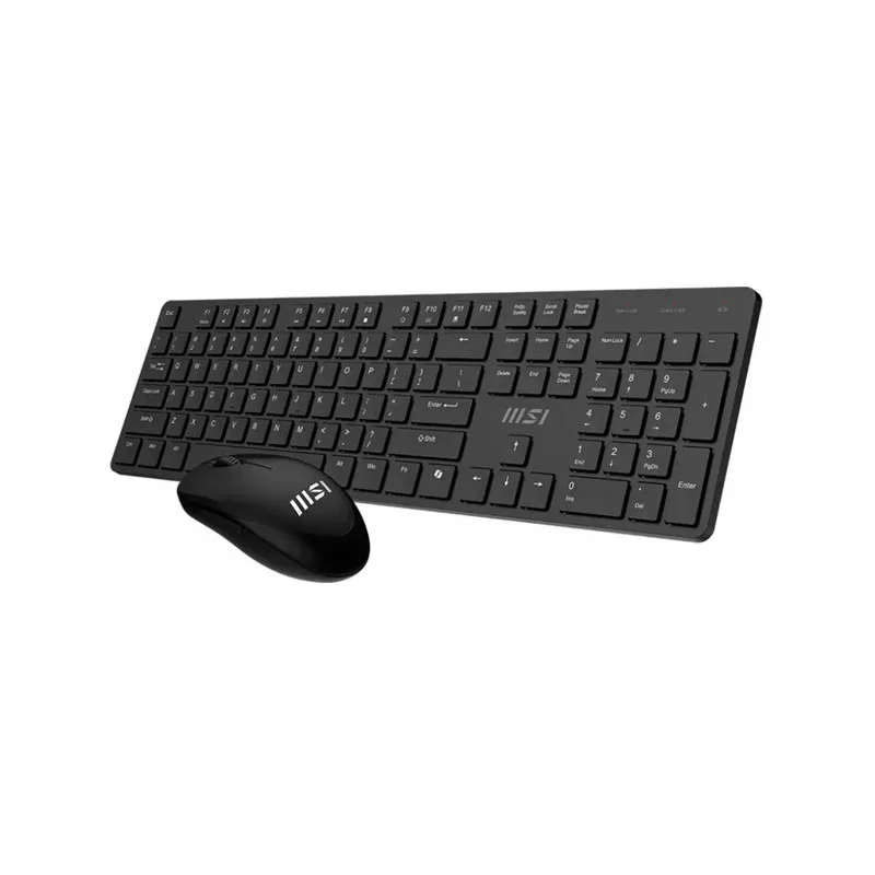 کیبورد و ماوس گیمینگ ام اس آی مدل FORGE K200 Wireless Combo