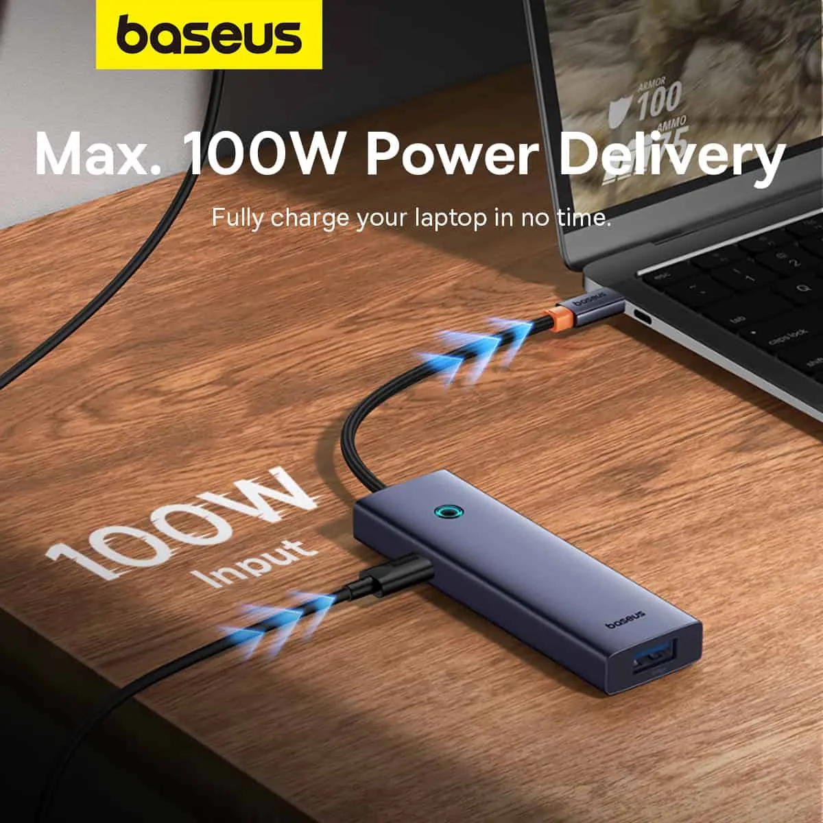 هاب 5 پورت USB-C بیسوس مدل UltraJoy Series BS-OH149