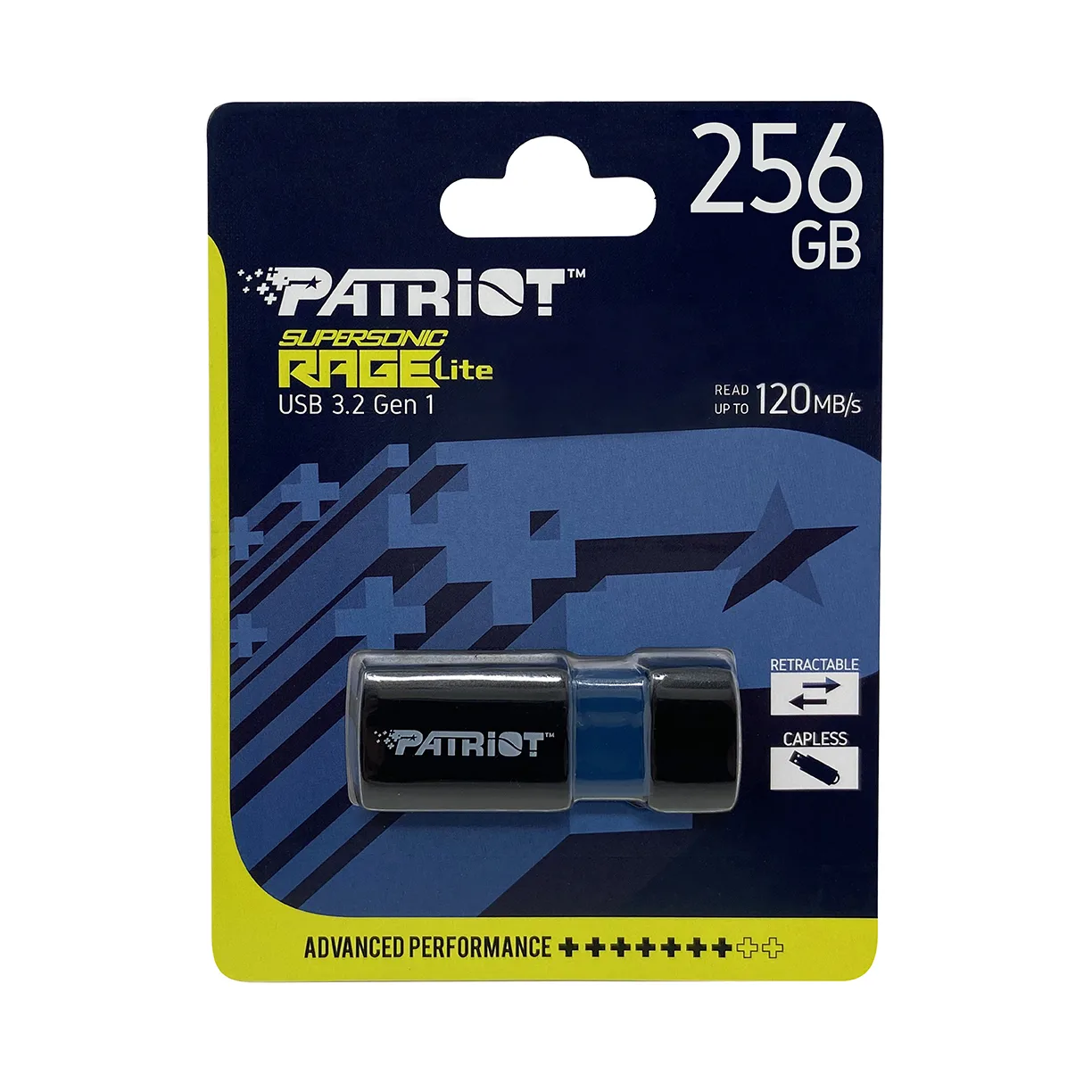 فلش مموری پتریوت مدل Patriot RAGE LITE USB 3.2 FLASH DRIVE ظرفیت 256 گیگابایت