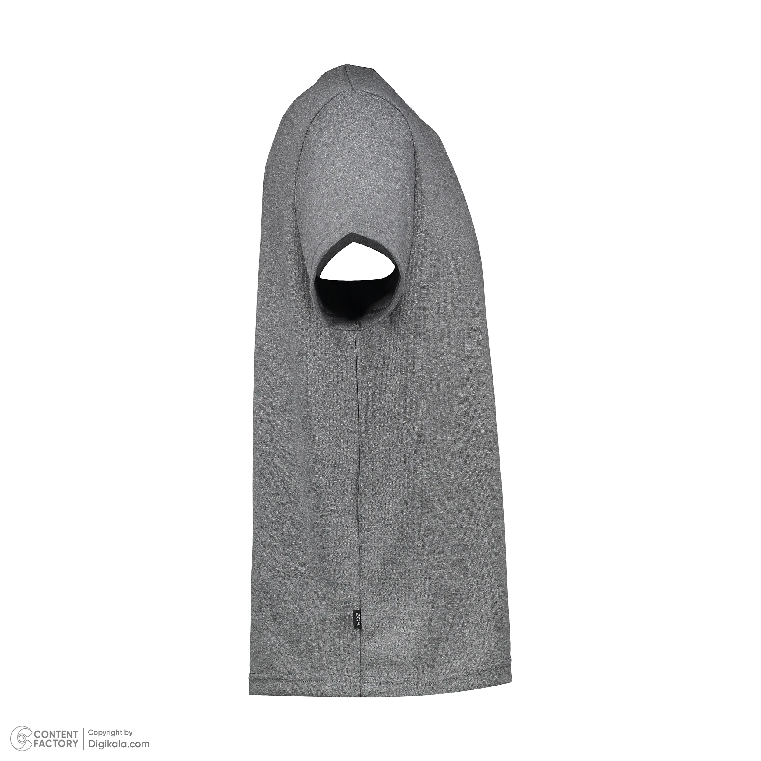 تی شرت آستین کوتاه مردانه ایزی دو مدل 0177 رنگ دودی