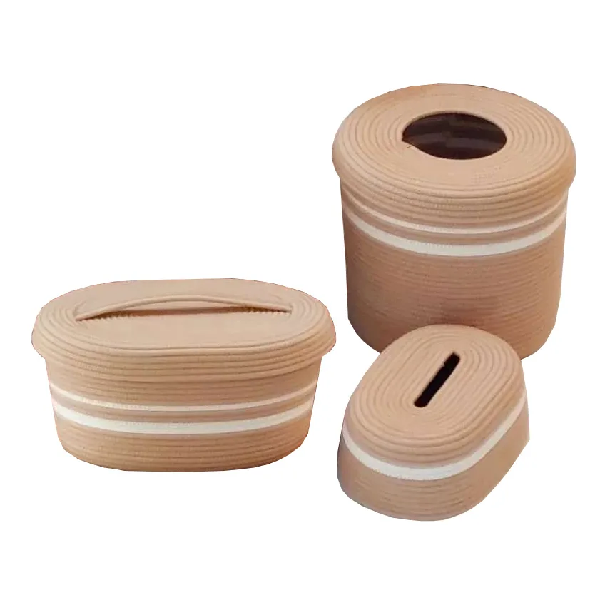 ست سطل و جادستمال کاغذی اتاق کودک مدل 01 مجموعه 3 عددی