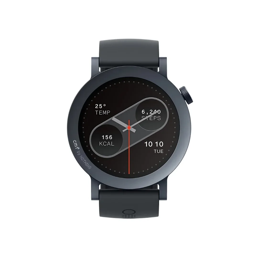 ساعت هوشمند 45 میلی‌متری ناتینگ مدل CMF Watch Pro 2 با بند سیلیکونی