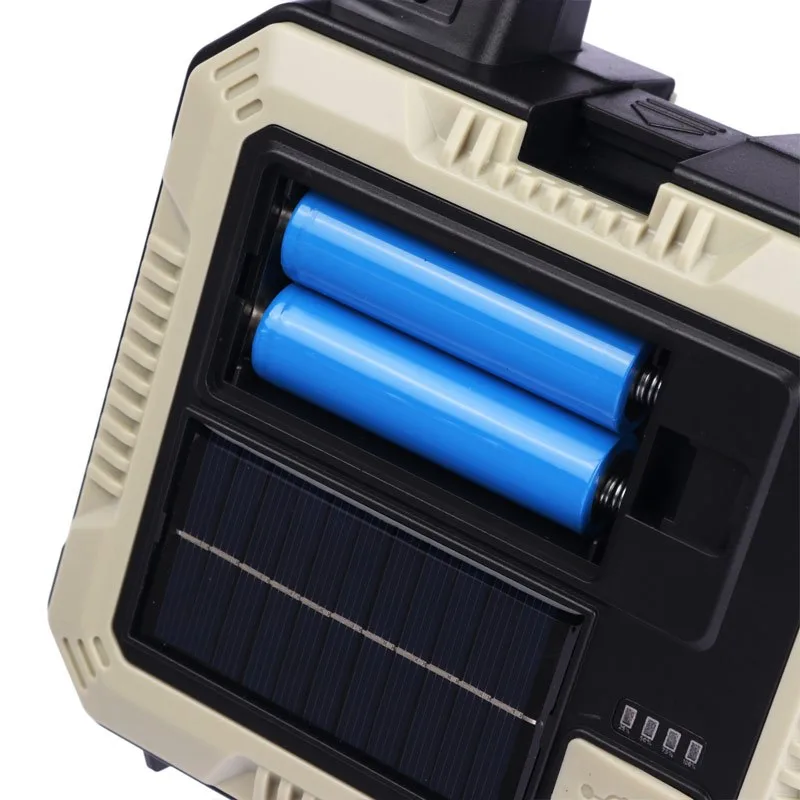 نورافکن دستی خورشیدی مدل جعبه ابزاردار کد 7739-C