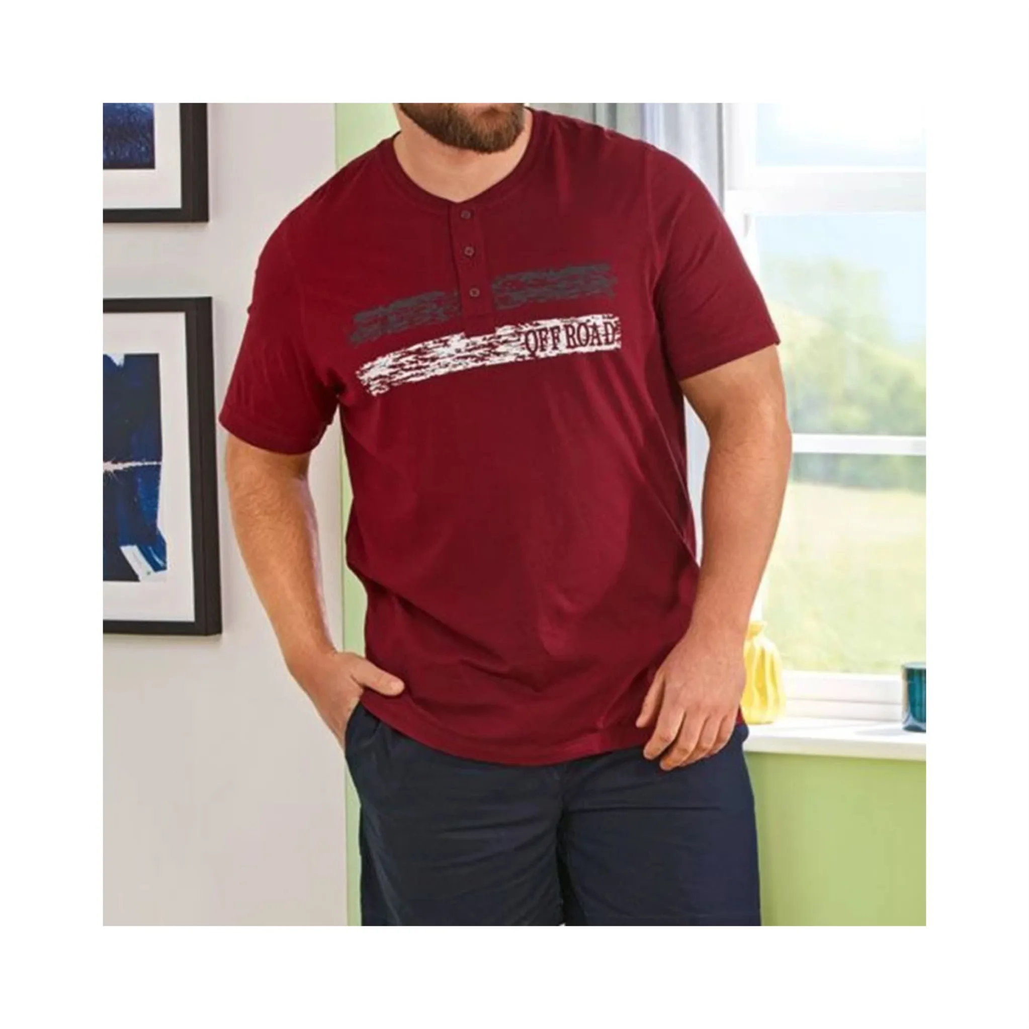 ست تی شرت و شلوارک مردانه مدل Z890