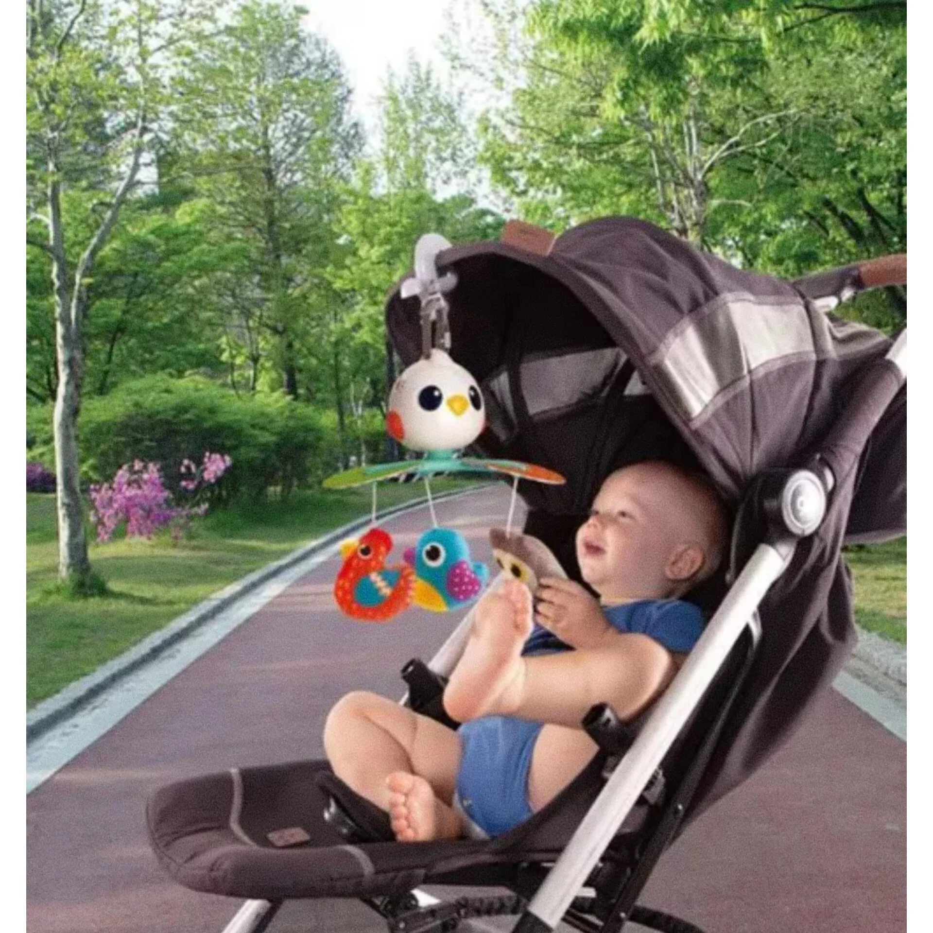 آویز کریر موزیکال هولا مدل پرندگان