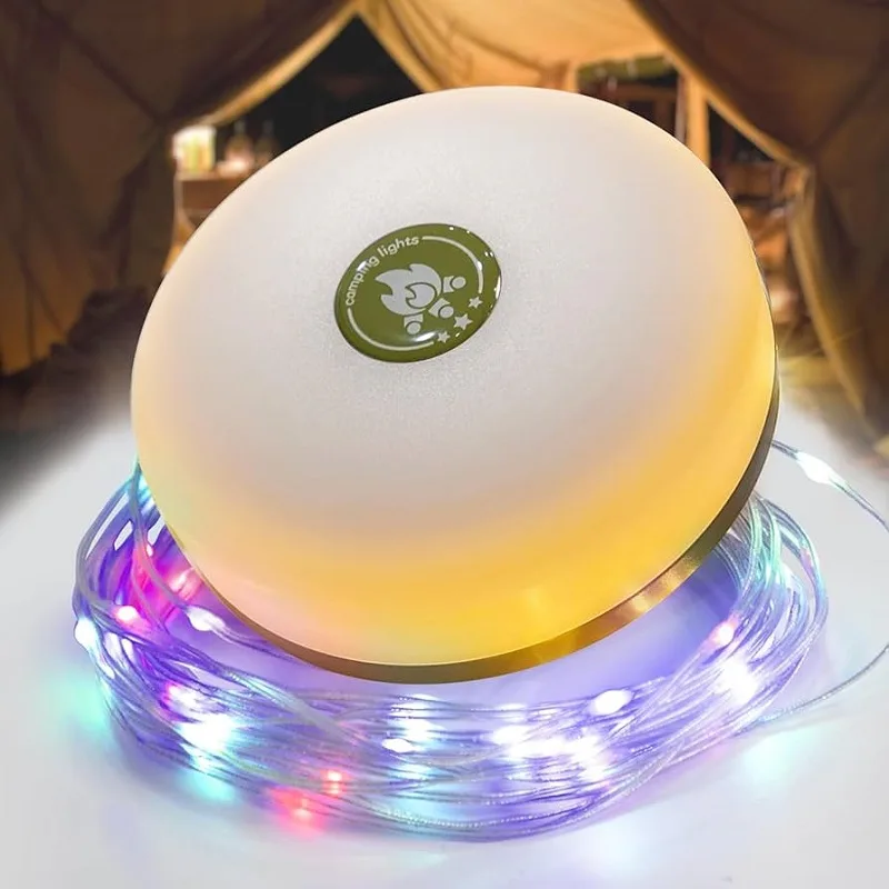 چراغ اضطراری کمپینگ لایت مدل SOLAR PANEL20 با نور چند رنگ