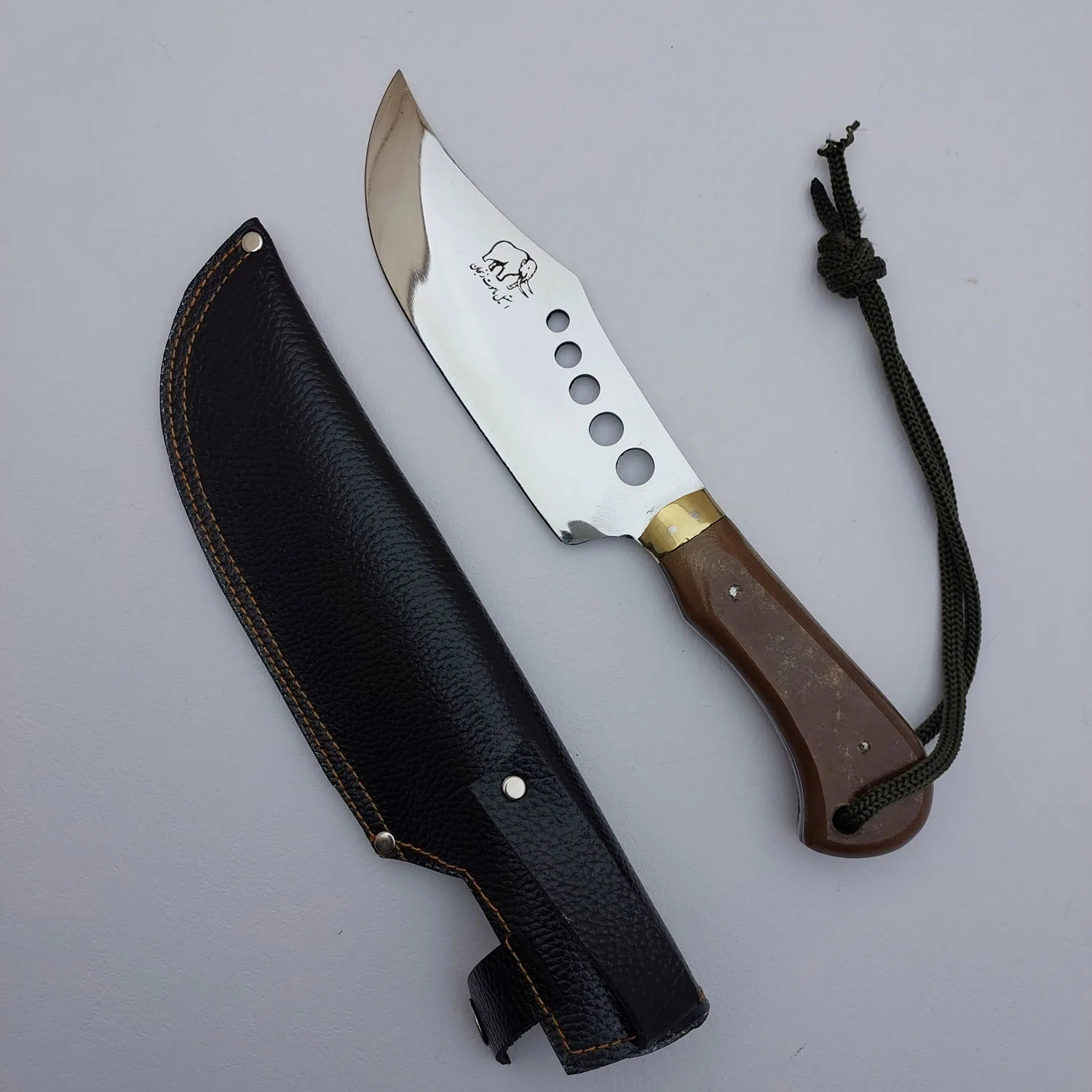 چاقوی سفری استیل ماموت زنجان مدل غلاف دار کد 7201