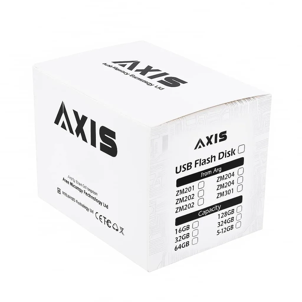فلش مموری اکسیس ZM204 ظرفیت ۸ گیگابایت با رابط USB 2.0 بسته 20 عددی