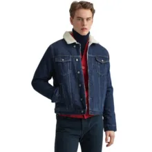 کت جین مردانه پیریمارک مدل داخل خزدار کد 84130