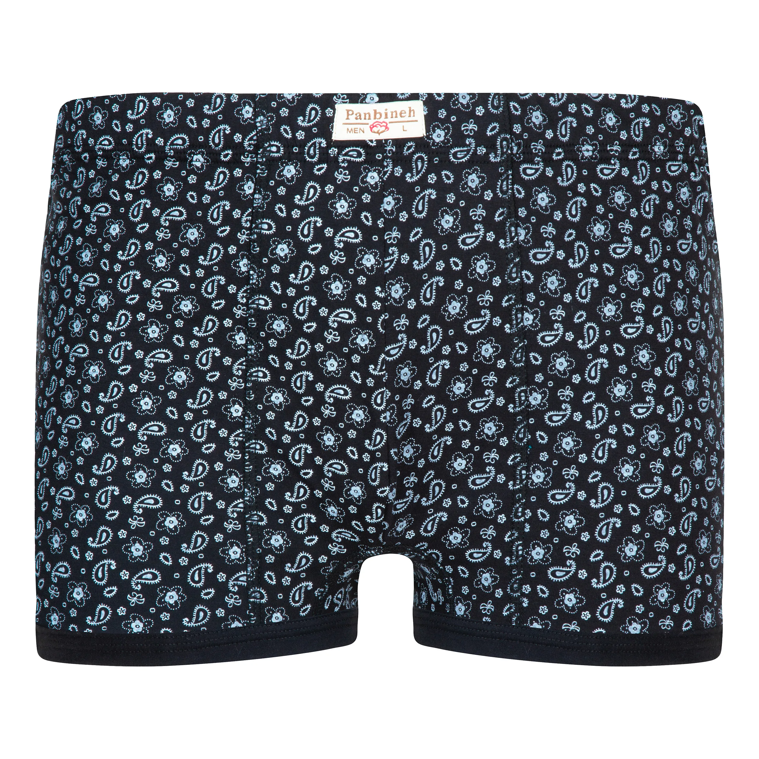 ست شورت و زیرپوش مردانه پنبینه مدل نخ پنبه خالص صادراتی طرح ترمه