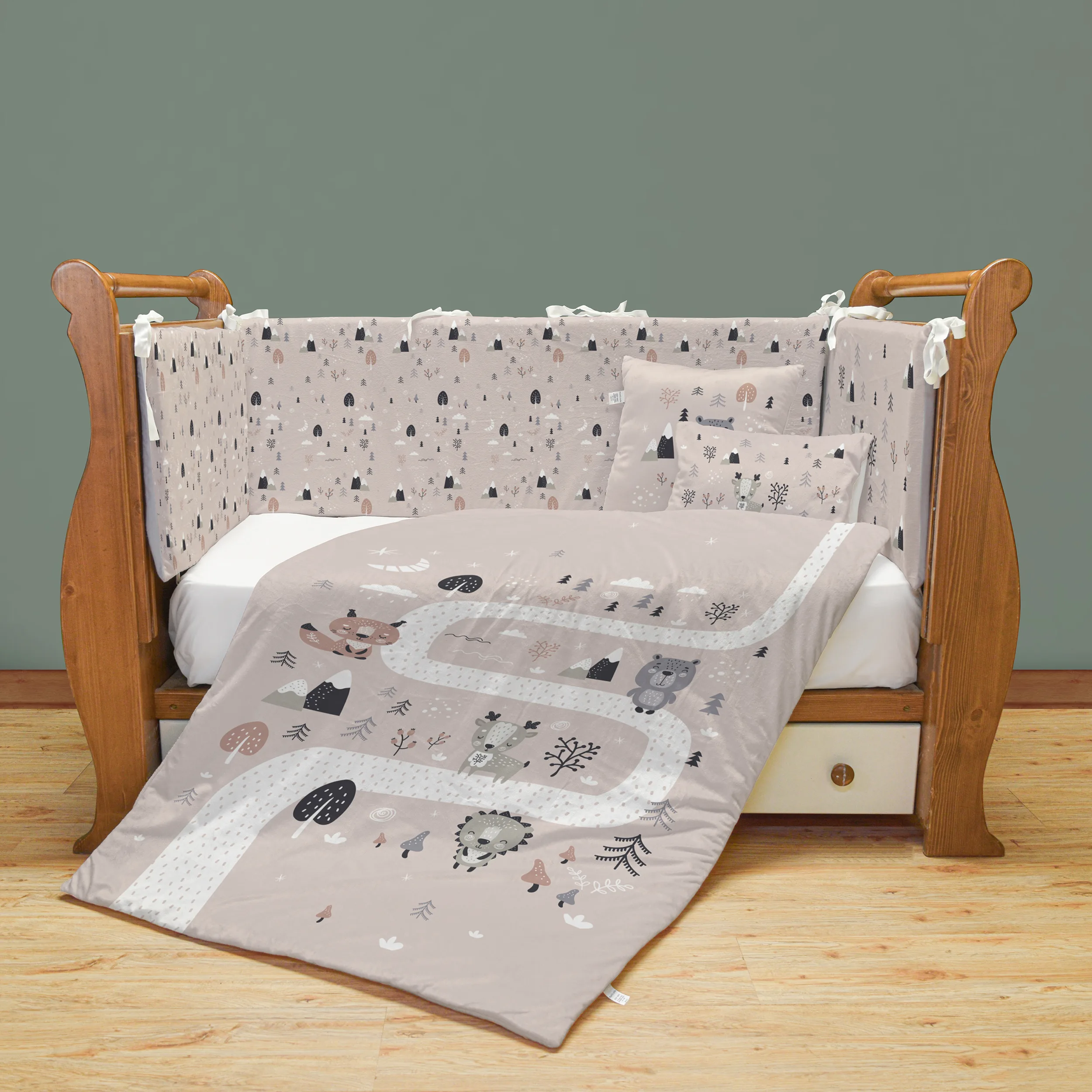 سرویس روتختی 7 تکه کودک مامزکیوتی مدل بیابان SK94