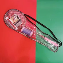 راکت بدمینتون مدل بوانگ به همراه توپ بدمینتون بسته 4 عددی