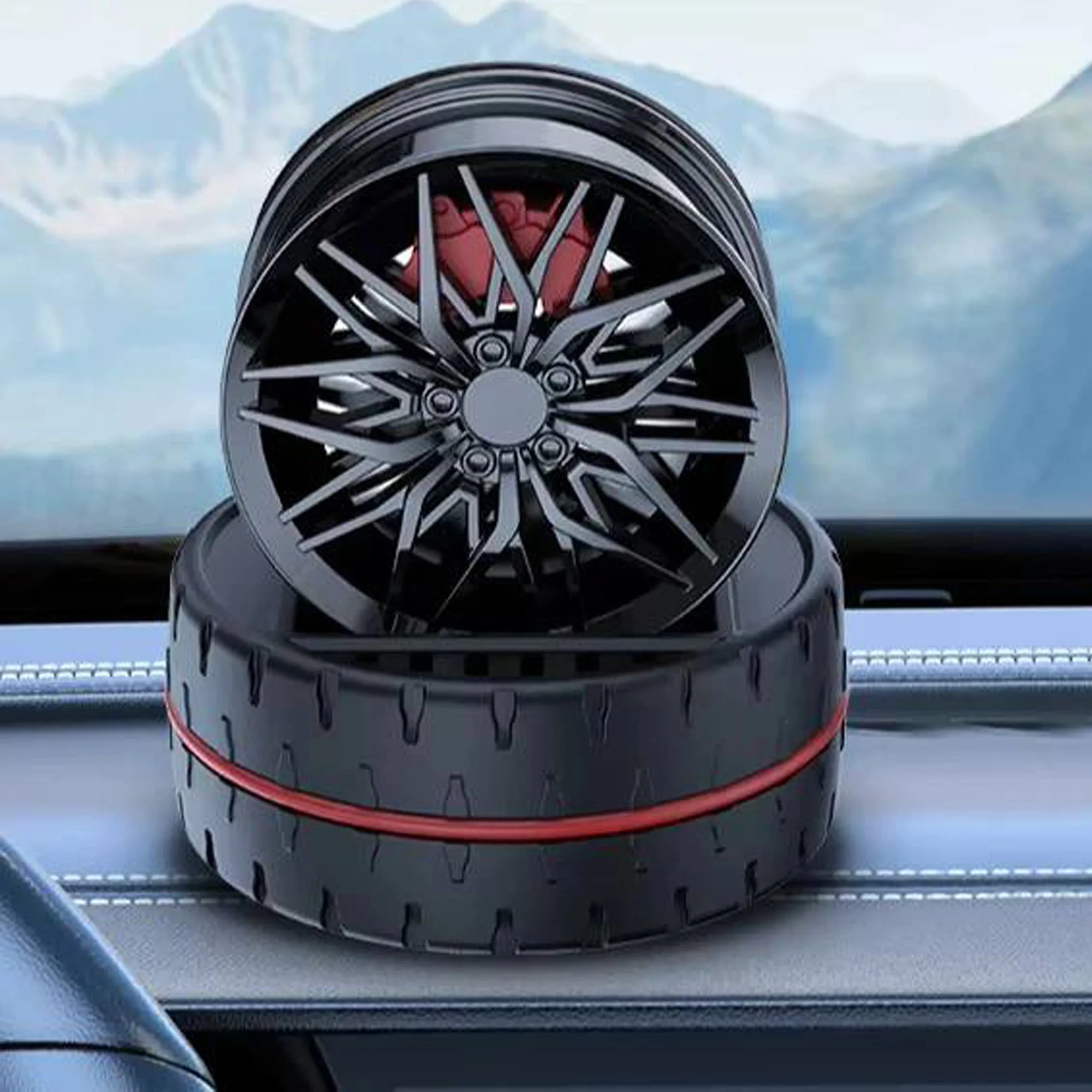 خوشبوکننده خورشیدی داخل خودرو مدل رینگ و لاستیک