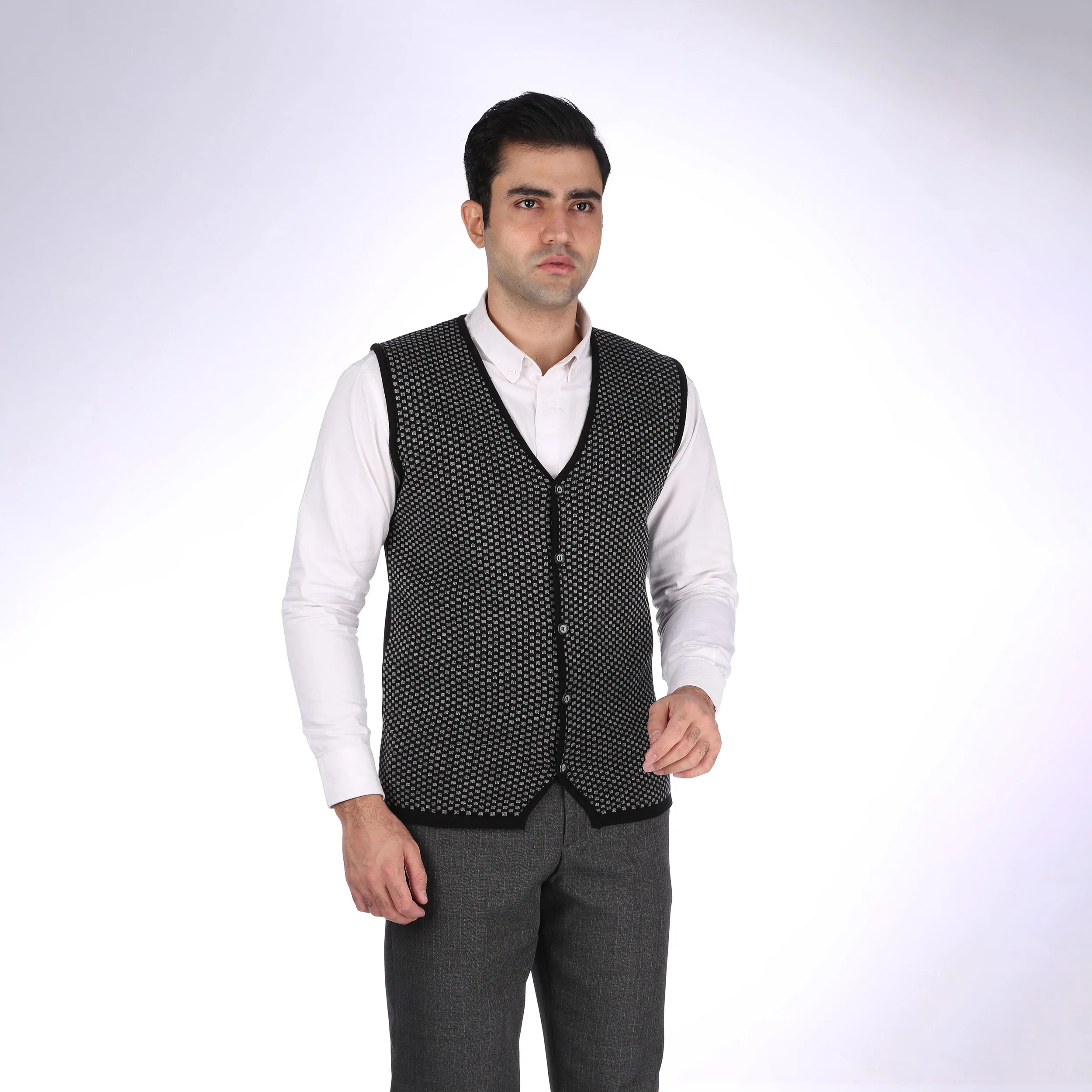 ژیله مردانه تریکو پاییزان مدل J800