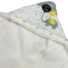 پتو کودک مدل دور پیچ سایز 85x85 سانتی متر