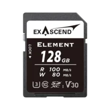 کارت حافظه SD اکساسند مدل Element  کلاس 10 استاندارد UHS-I U3 سرعت 100MBps ظرفیت 128 گیگابایت