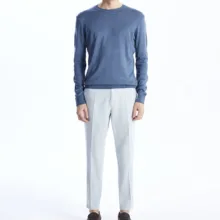 پلیور یقه گرد مردانه ال سی وایکیکی مدل سوپر تریکو سافت