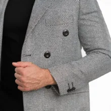 کت مردانه مدل جناقی دبل برس 5-5