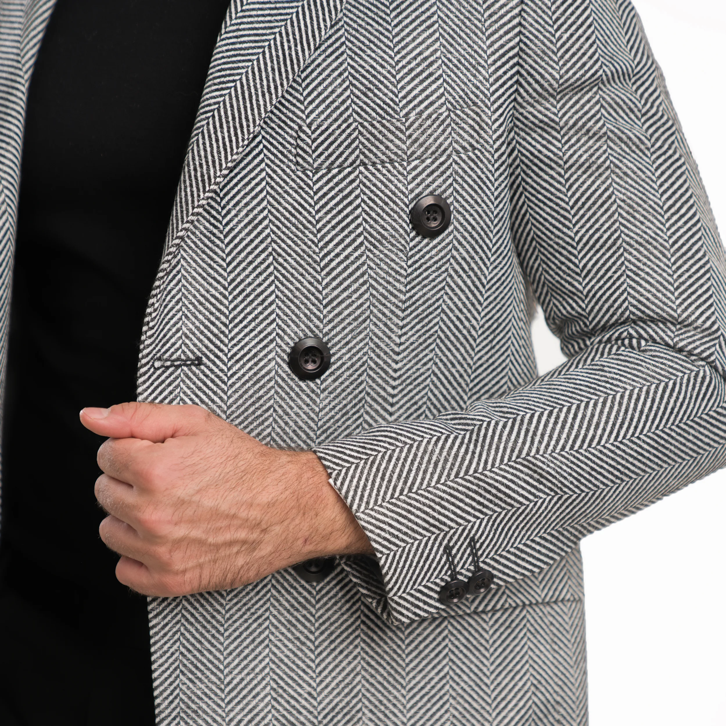 کت مردانه مدل جناقی دبل برس 5-5