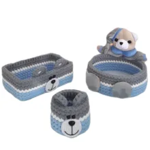 ست سیسمونی اتاق کودک طرح نوزادی عروسکی  کد 1 مجموعه 3 عددی