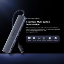 هاب 7 پورت USB-C اورایمو مدل PowerTrans