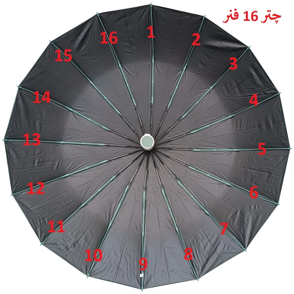 چتر 16 پره مدل سینک دوبل وان قطر 116 سانتیمتر