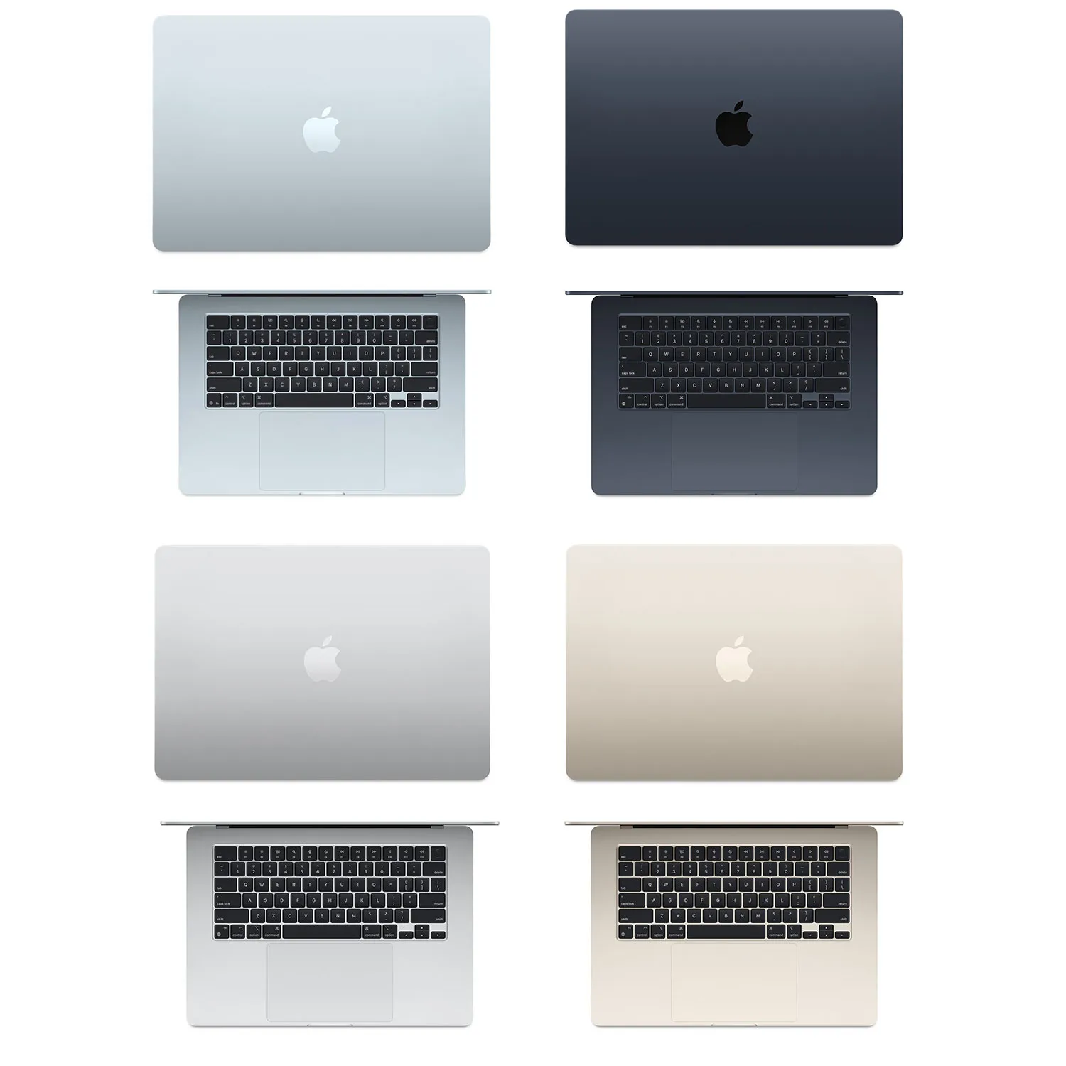 لپ تاپ 15.3 اینچی اپل مدل MacBook Air MC6L4 2025 LLA-M4-24GB Ram-512GB SSD