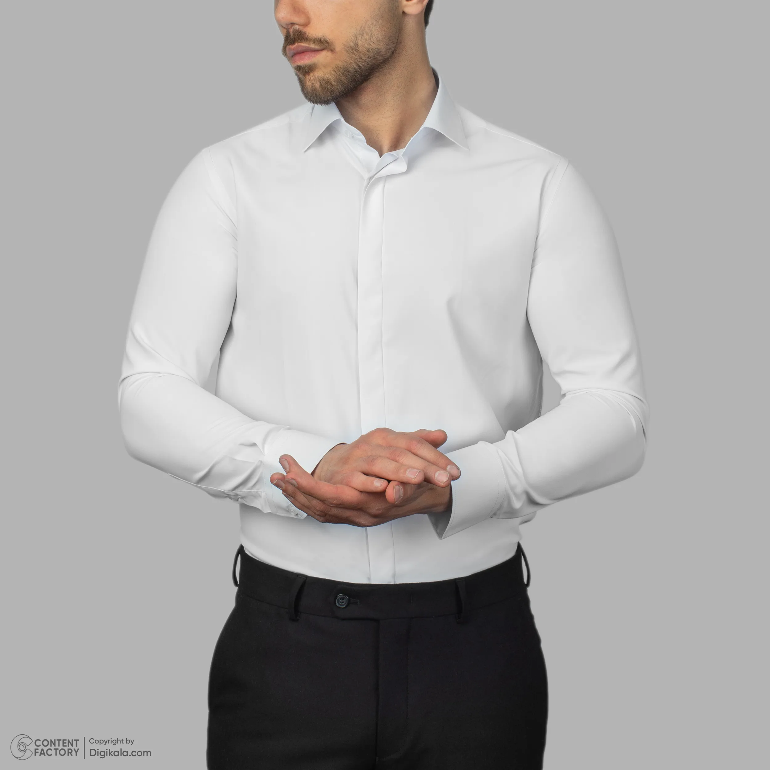 پیراهن آستین بلند مردانه مدل 212