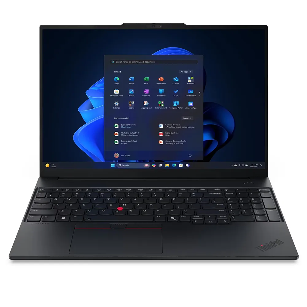لپ تاپ 16 اینچی لنوو مدل ThinkPad E16 Gen 3-Core Ultra 7 255H-16GB DDR5 5600MHz-512GB SSD-IPS-Backlit-Fingerprint