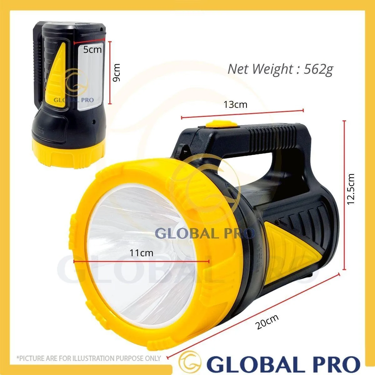 نور افکن دستی ویداسی مدل WD-543A