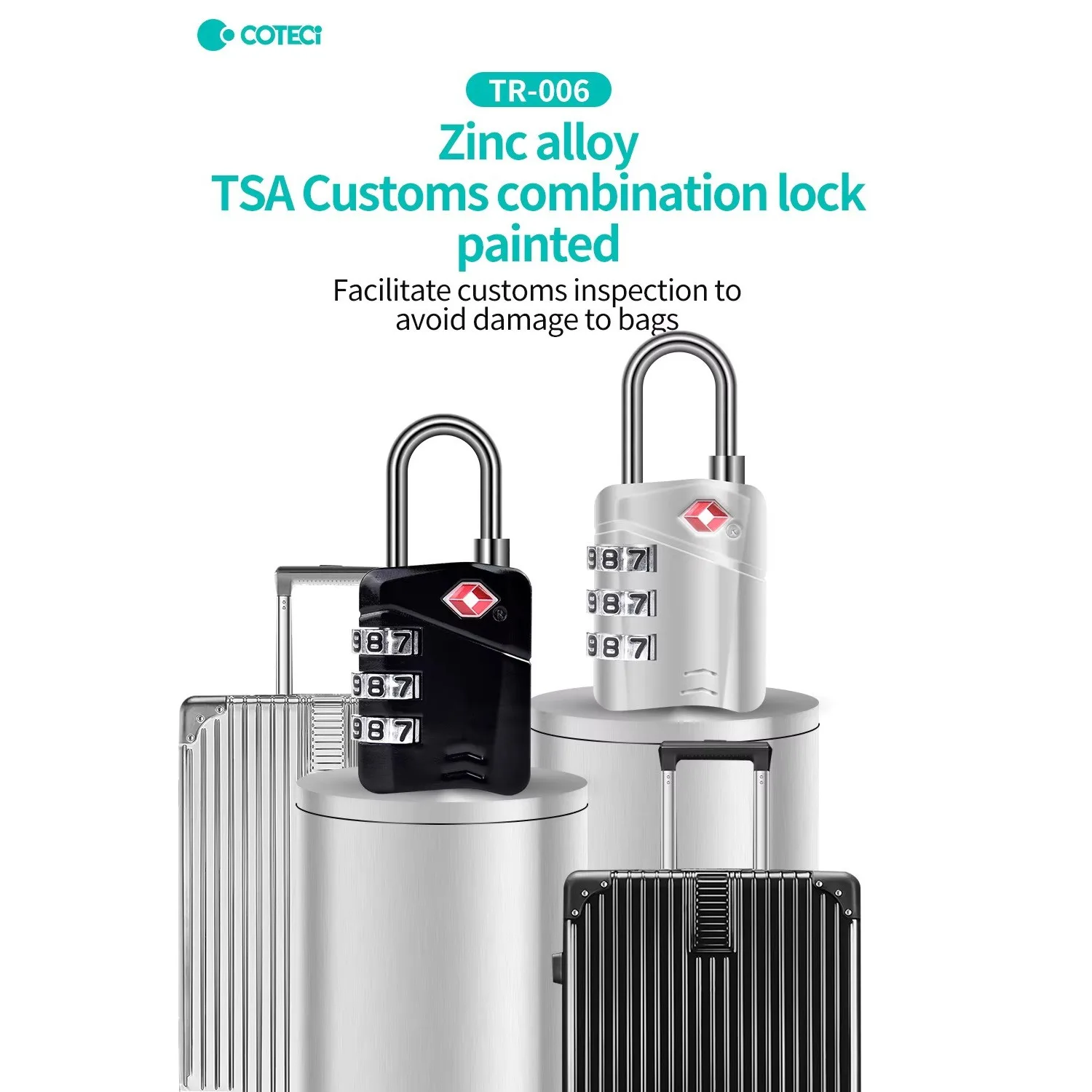 قفل چمدان کوتتسی مدل TR-006
