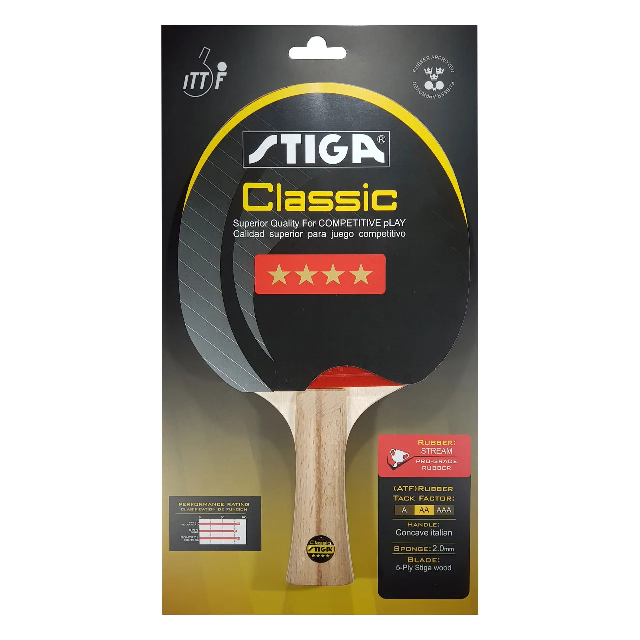 راکت پینگ پنگ استیگا مدل V.M 8 مجموعه دو عددی