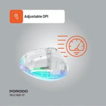 ماوس بی سیم پرودو مدل  vertical 4800 dpi wireless mouse