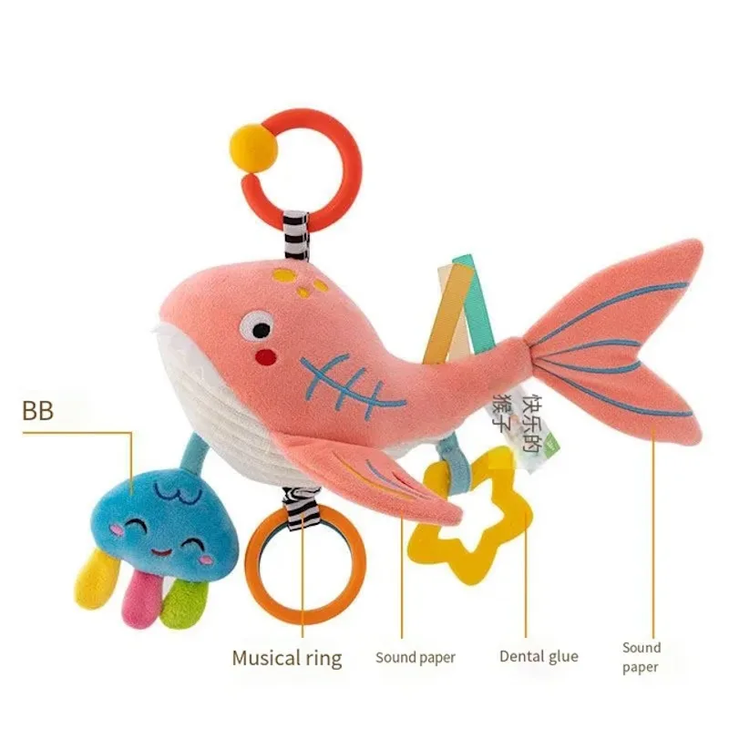 آویز کریر کودک طرح ویلا هپی مانکی کد H168304-4B