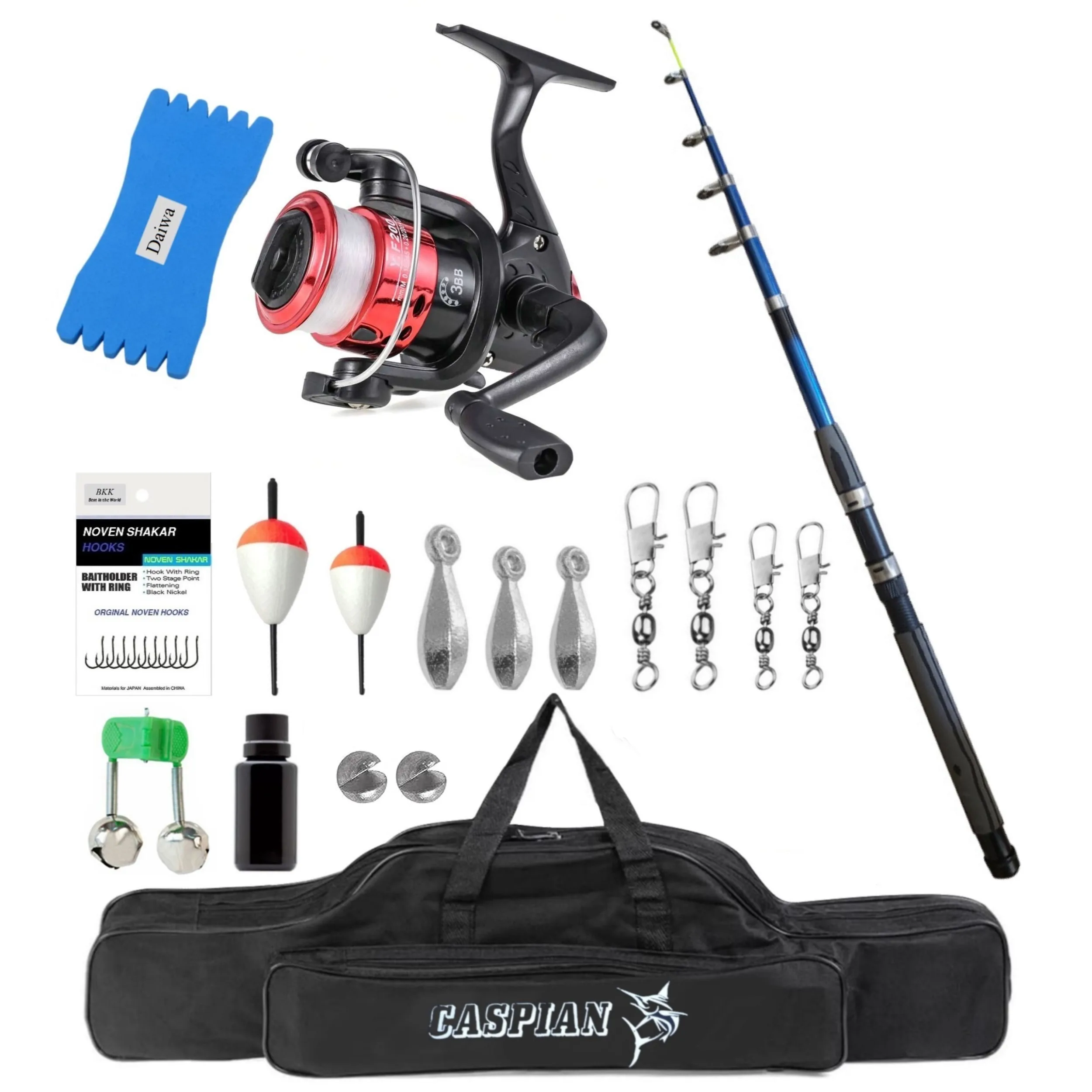 لوازم ماهیگیری کد OS-102 مجموعه 39 عددی